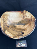 62  Medium Live Edge Spalted Oak Bowl