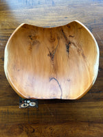 67  Large Yew Wood Bowl