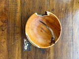 64  Small Yew Wood Live Edge Bowl