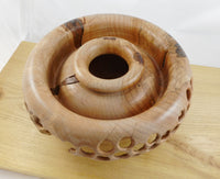 035 Maple Wood Pierced Vessel